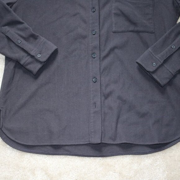 Madewell Women's Charcoal Button Down Shirt - Picture 4 of 5